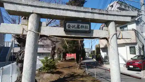 金比羅神社の鳥居