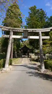 板列神社の鳥居