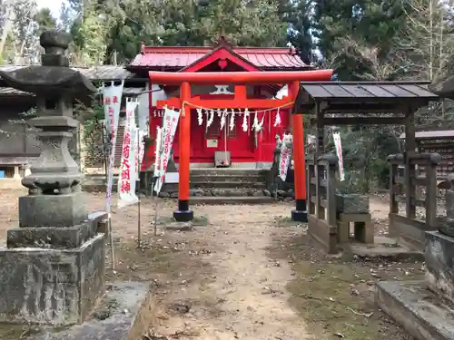 上之臺稲荷神社の鳥居