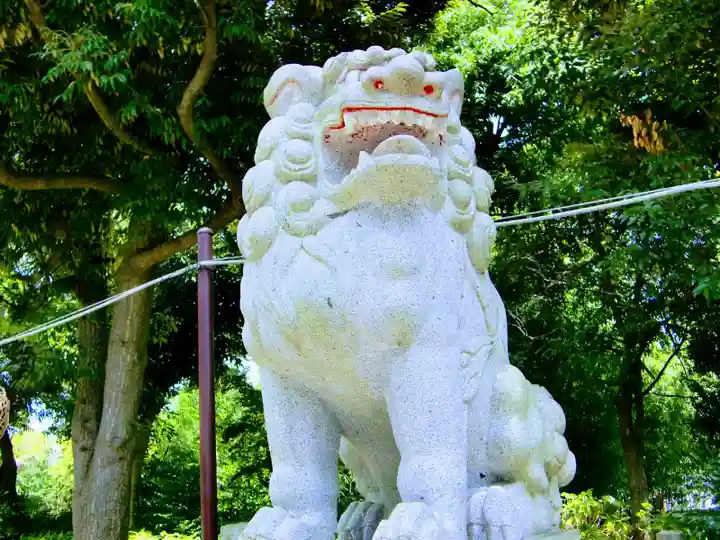 菊田神社の狛犬