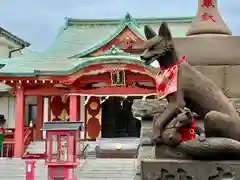 東京羽田 穴守稲荷神社の狛犬