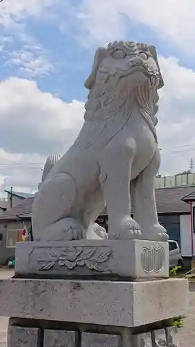 潮見ヶ岡神社の狛犬