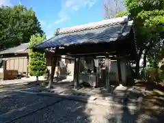 茜部神社の手水