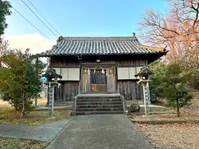 岡上神社の本殿・本堂