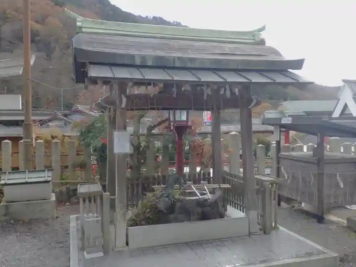 九頭竜大社の手水舎