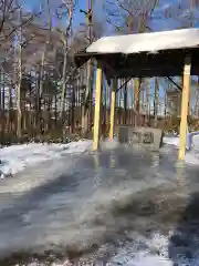 忠類神社の手水