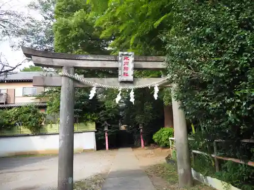 氷川台氷川神社の鳥居