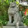 漆部神社の狛犬
