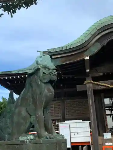 江名諏訪神社の狛犬