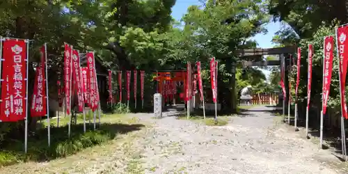 大江神社の庭園