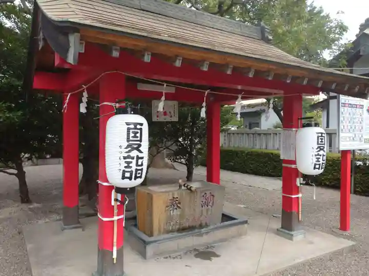 元郷氷川神社の手水舎