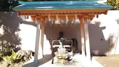 下神明天祖神社の手水舎
