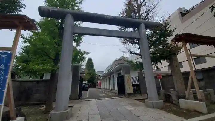 深川神明宮の鳥居