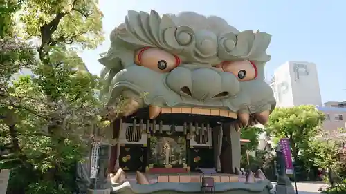 難波八阪神社の狛犬