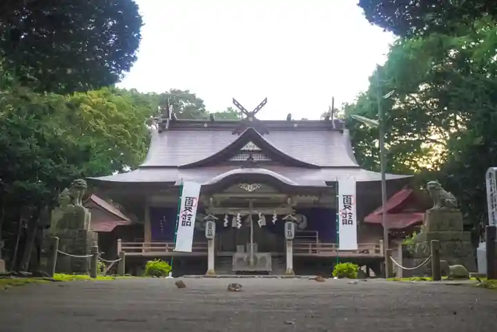 尻岸内八幡神社の本殿・本堂