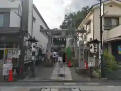 川越熊野神社の鳥居