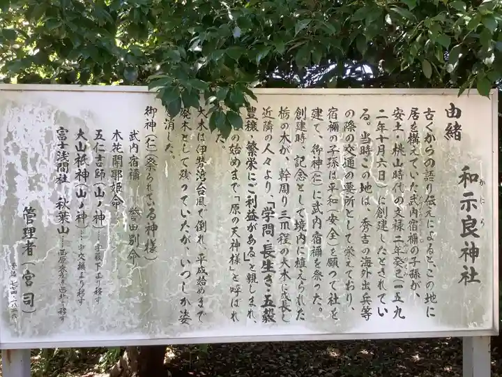 和爾良神社(猪子石原)の歴史