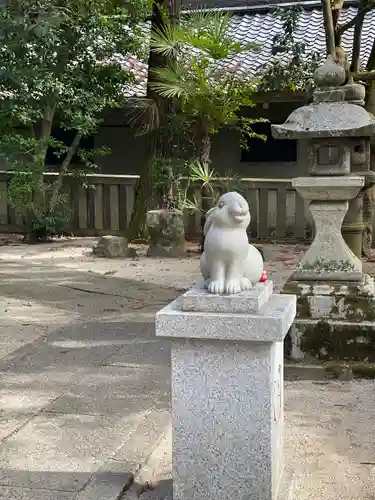 岡崎神社の狛犬