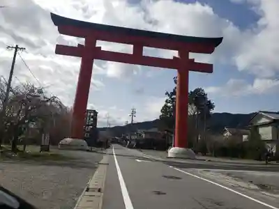 美濃國一宮　南宮大社の鳥居