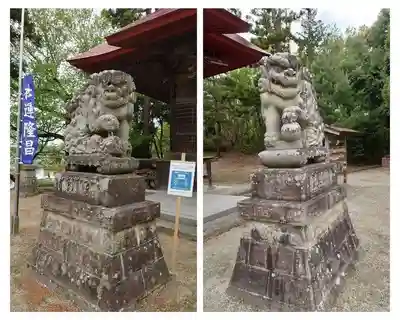 隠津島神社の狛犬