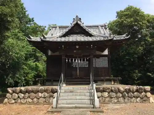 高負彦根神社の本殿