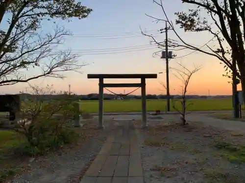 日少宮神社の鳥居