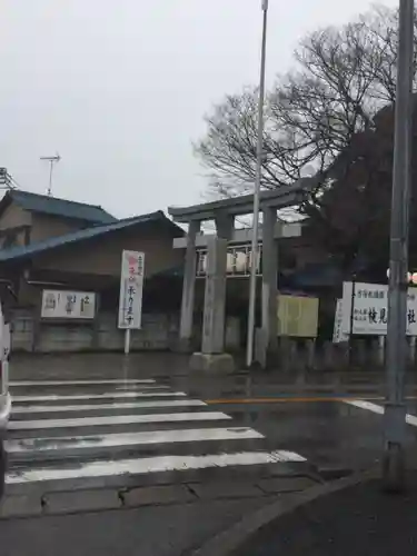 検見川神社の鳥居