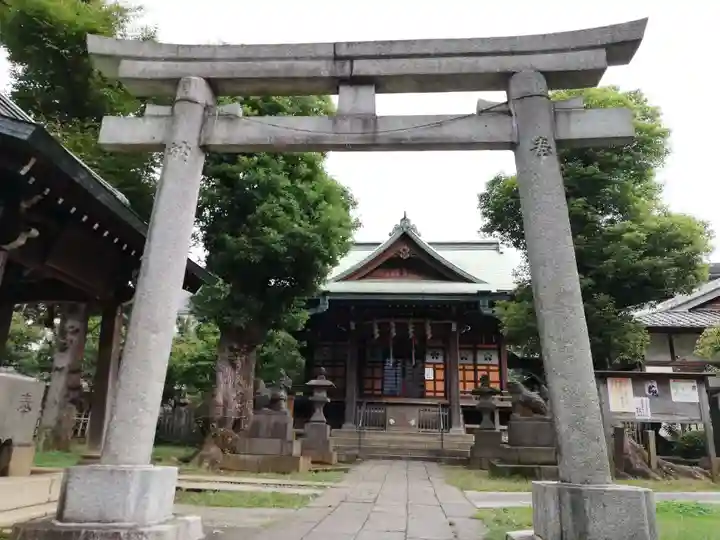 西向天神社の鳥居