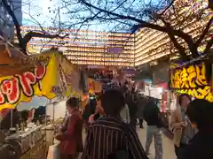 花園神社の食事