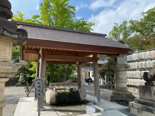 桑名宗社（春日神社）の手水舎