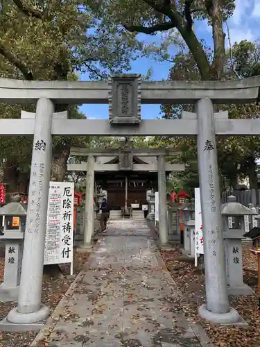 信太森神社（葛葉稲荷神社）の鳥居