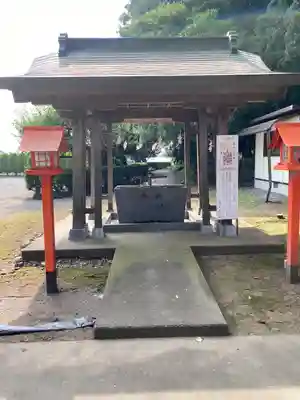 長沼八幡宮の手水舎