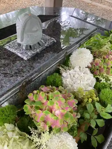 新琴似神社の手水舎