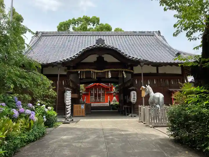 許波多神社(五ケ庄鎮座)の本殿・本堂