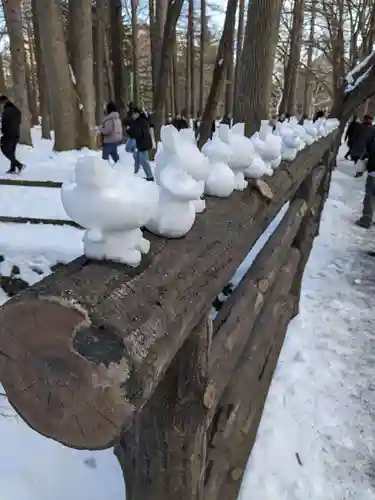 北海道神宮の像