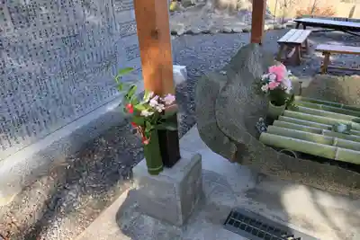 阿久津「田村神社」（郡山市阿久津町）旧社名：伊豆箱根三嶋三社の手水舎
