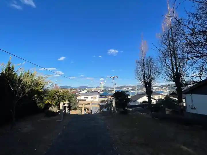 竹ノ子島金刀比羅宮の周辺