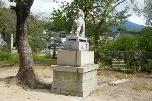 鯛乃宮神社の狛犬