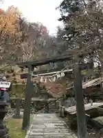 温泉神社の鳥居