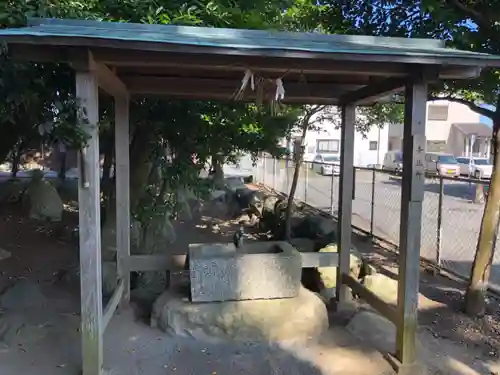 神戸神舘神明社の手水舎