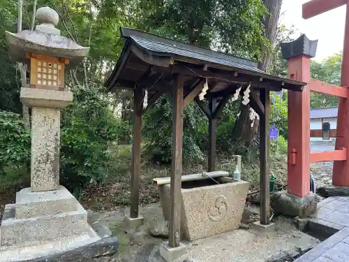 御霊神社・落杣神社の手水舎