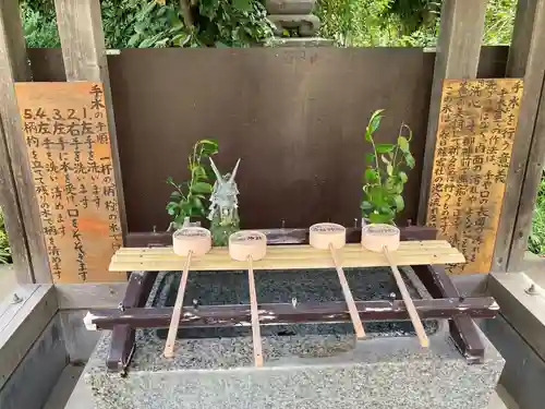 春日神社の手水