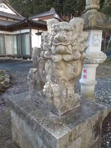 櫻田山神社の狛犬
