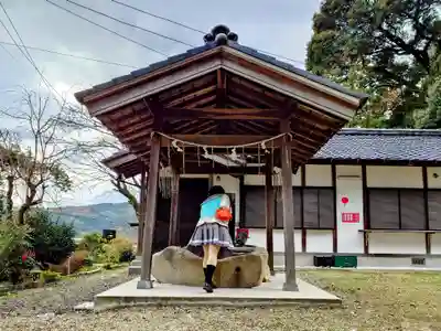 五社神社の手水舎
