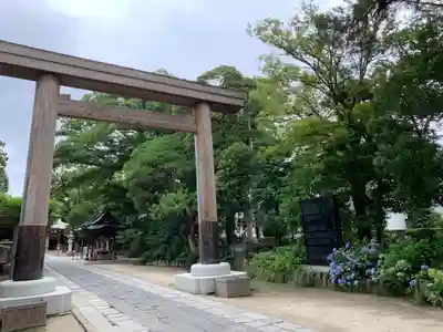 越ヶ谷久伊豆神社の鳥居