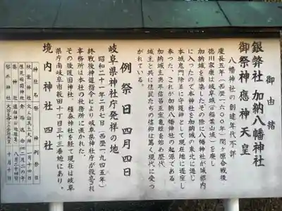 加納八幡神社の歴史