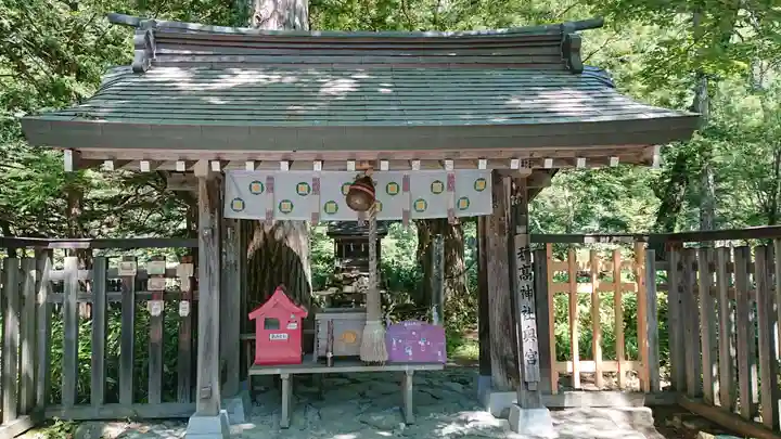 穂高神社奥宮の本殿・本堂