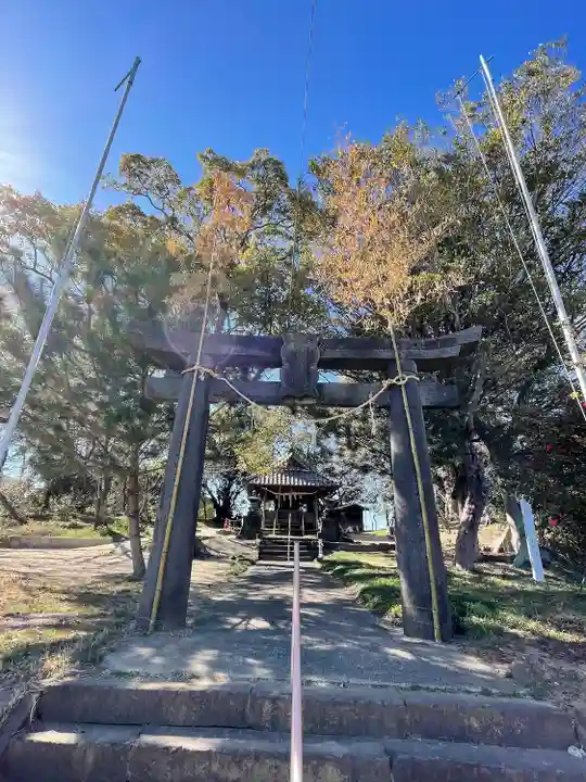 宮内豊玉姫神社の鳥居