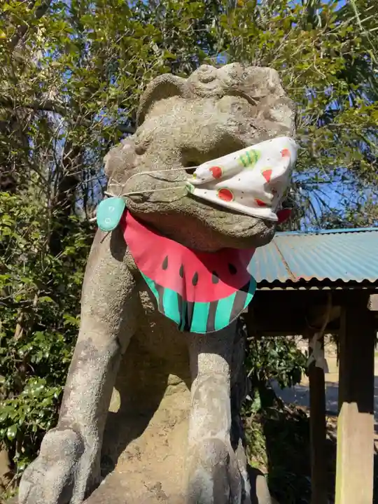 富里香取神社の狛犬