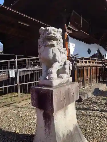 上田大神宮の狛犬
